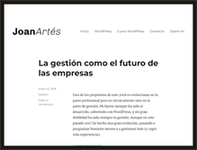 Tablet Screenshot of joanartes.com